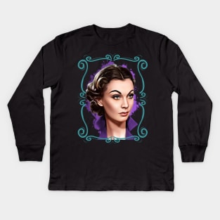 Vivien Leigh Kids Long Sleeve T-Shirt